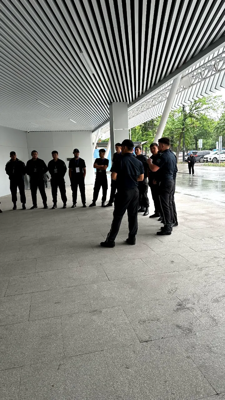 Сотрудники AALAM Security на объекте
